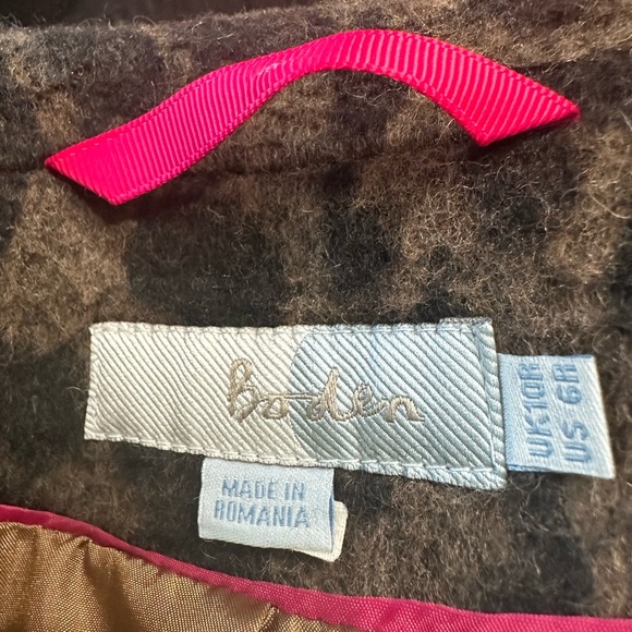 Gorgeous Boden ladies leopard print coat. Size 6R US. Beautiful condition. - Picture 4 of 9